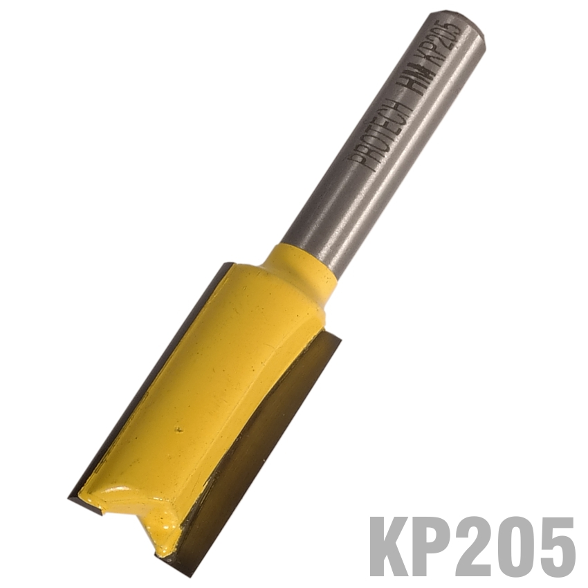 (image for) Straight Bit 1/2' (12.7mm) X 1'(25.4mm) Two Flute 1/4' Shank