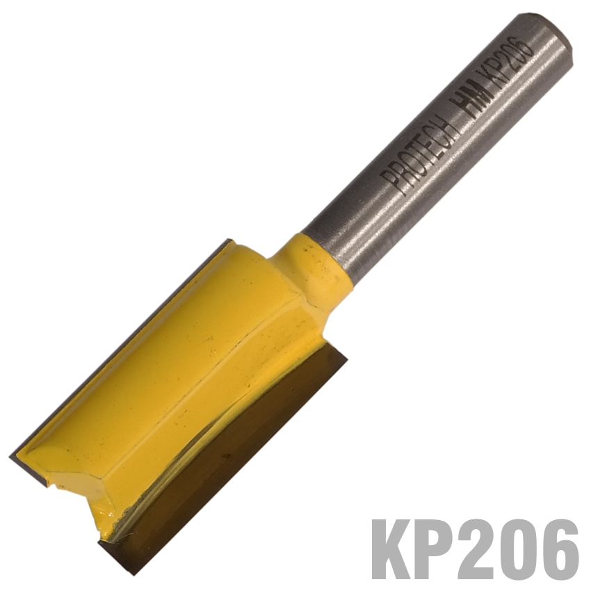 (image for) Straight Bit 9/16' (14.3mm) X 1'(25.4mm) Two Flute 1/4' Shank