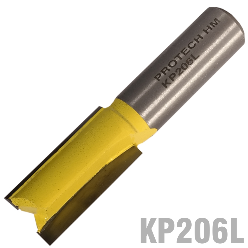 (image for) Straight Bit 9/16' (14.3mm) X 1 1/4'(31.8mm) Two Flute 1/2' Shank