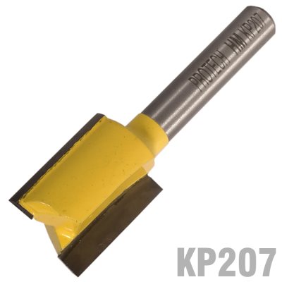 (image for) Straight Bit 5/8' (15.9mm) X 3/4'(19mm) Two Flute 1/4' Shank