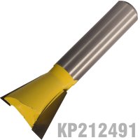 Dovetail Bit 1' (25.4mm) X 1/2' 1/2' Shank (image for) Dovetail Bit 1' (25.4mm) X 1/2' 1/2' Shank