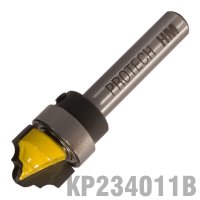 Classical Bit 1/2' X 3/8' With Top Bearing 1/4' Shank (image for) Classical Bit 1/2' X 3/8' With Top Bearing 1/4' Shank