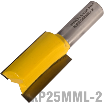 (image for) Straight Bit 25mm X 38mm Cut 2 Flute Metric 1/2' Shank