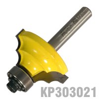 (image for) Double Round Bit 1 1/4' X 9/16' Radius 3/16' 1/4' Shank