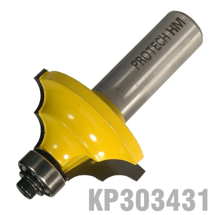 (image for) Double Round Bit 1 1/2' X 11/16' Radius 3/16' 1/2' Shank