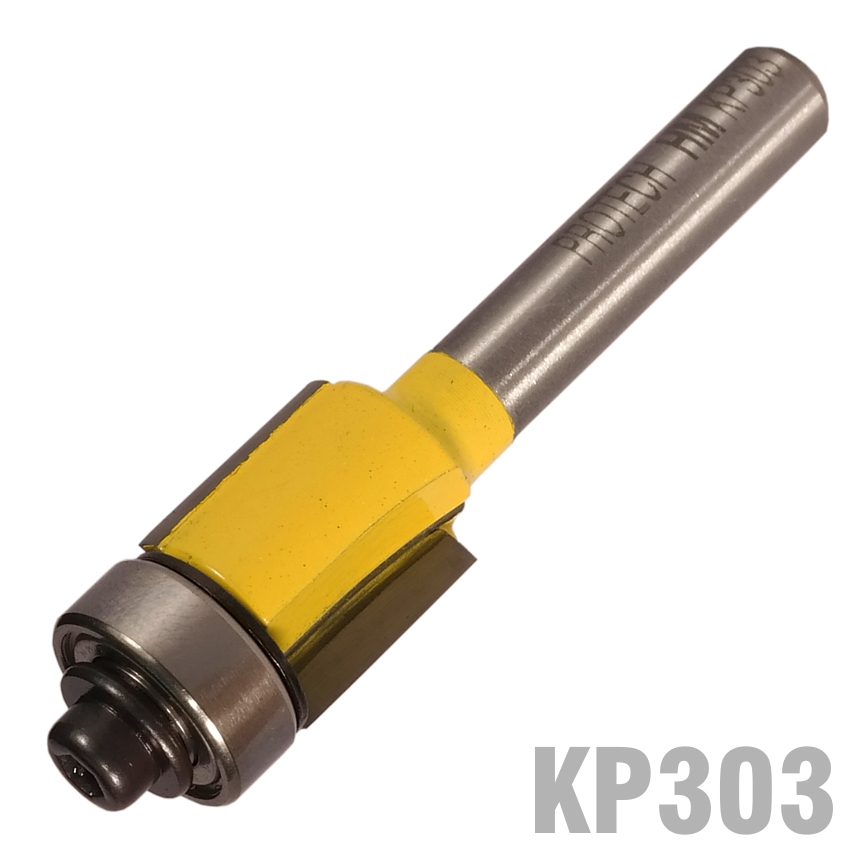 (image for) Trim Bit 1/2' X 1/2'with Bottom Bearing 1/4' Shank