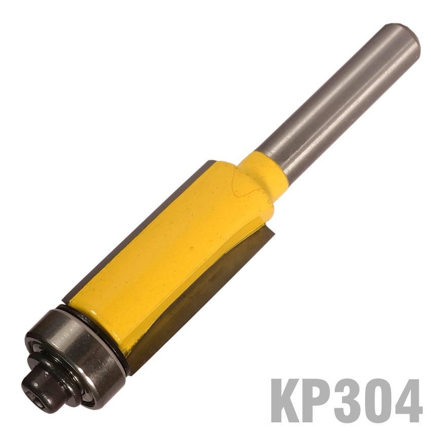 (image for) Trim Bit 1/2' X 1'with Bottom Bearing 1/4' Shank