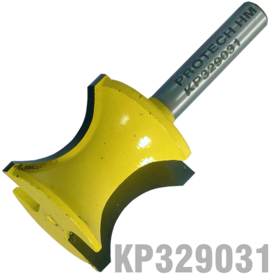(image for) External Bull Nose 1' (24.4mm) X 3/4' Half Radius Radius 3/16' 1/4' S