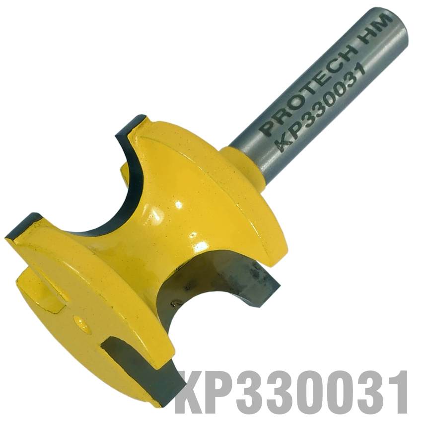 (image for) External Bull Nose 1/2' X 22mm Full Radius 12.7mm 1/4' Shank