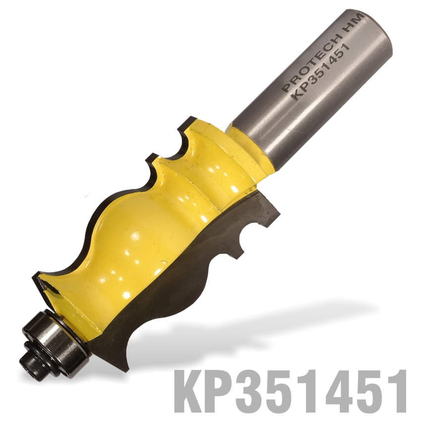 (image for) Face Mould Bit 1' X 1 11/16' Radius 1/8' 1/2' Shank