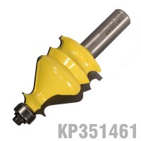 Face Mould Bit 1 3/8' X 1 5/8' Radius 1/8' 1/2' Shank (image for) Face Mould Bit 1 3/8' X 1 5/8' Radius 1/8' 1/2' Shank
