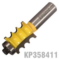 Triple Bead Bit 7/8' X 1' Two Flutes 1/2' Shank (image for) Triple Bead Bit 7/8' X 1' Two Flutes 1/2' Shank