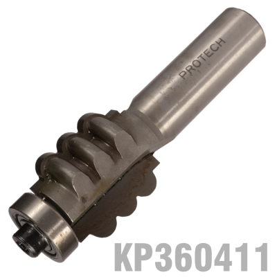 (image for) Triple Flute Bit 7/8' X 1' Two Flutes 1/2' Shank