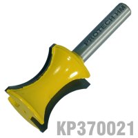 External Bull Nose 24mm X 5/8' Half Radius 1/4' Shank (image for) External Bull Nose 24mm X 5/8' Half Radius 1/4' Shank