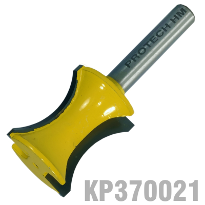 (image for) External Bull Nose 24mm X 5/8' Half Radius 1/4' Shank