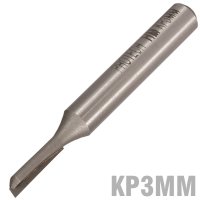 (image for) Straight Bit 3mm X 13mm Single Flute Metric 1/4'shank