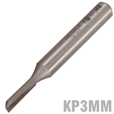 (image for) Straight Bit 3mm X 13mm Single Flute Metric 1/4'shank