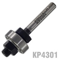 (image for) Arbor For Slotting Cutter C/w Bearing. Nut & 2 X Washers 1/4' Shank