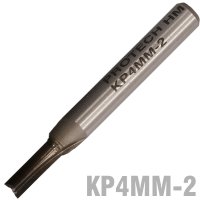 (image for) Straightbit 4mm 2 Flute Solid Carb