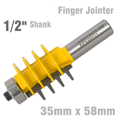 (image for) Economy Finger Jointer 35mm X 58mm 1/2' Shank