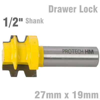 (image for) Drawer Lock 27mm X 19mm 1/2' Shank