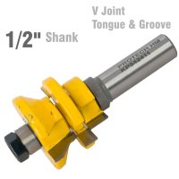V Joint Tongue & Groove Assembly 1/2' Shank (image for) V Joint Tongue & Groove Assembly 1/2' Shank