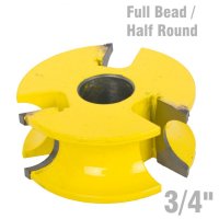 Full Bead/half Round 3/4' (image for) Full Bead/half Round 3/4'