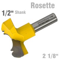 Rosette Bit 54mm (2 1/8'cutting Diameter) 1/2' Shank 601204 (image for) Rosette Bit 54mm (2 1/8'cutting Diameter) 1/2' Shank 601204