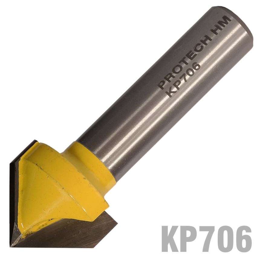 (image for) V-groove Bit Tct 1' X 1/2'sh