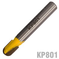 Core Box Bit 1/4' X 1/4'sh (image for) Core Box Bit 1/4' X 1/4'sh