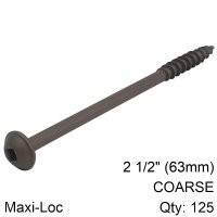 (image for) Kreg Hd Protec Kote Pocket Hole Screws 64mm 2.50' #14 Coarse Thread Mx