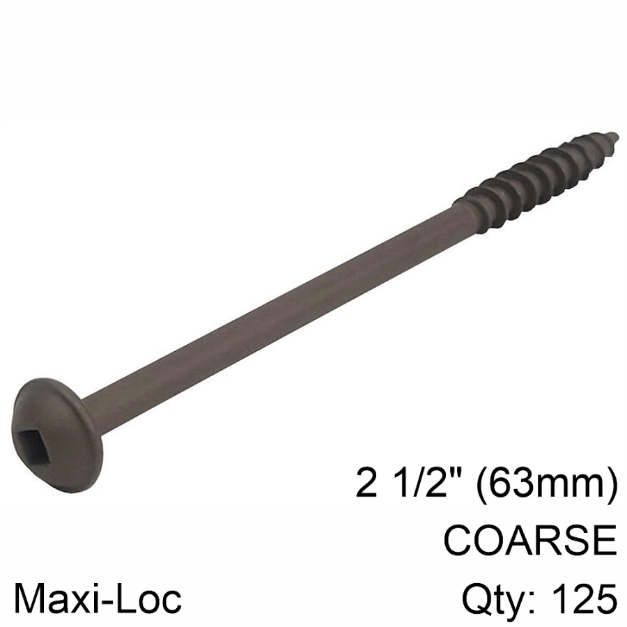 (image for) Kreg Hd Protec Kote Pocket Hole Screws 64mm 2.50' #14 Coarse Thread Mx
