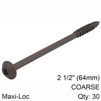 (image for) Kreg Hd Protec Kote Pocket Hole Screws 64mm 2.50' #14 Coarse Thread Mx