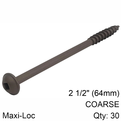 (image for) Kreg Hd Protec Kote Pocket Hole Screws 64mm 2.50' #14 Coarse Thread Mx