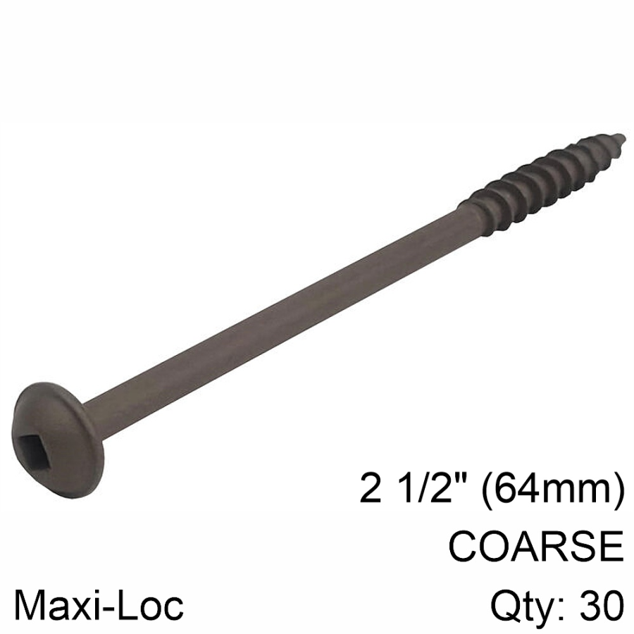 (image for) Kreg Hd Protec Kote Pocket Hole Screws 64mm 2.50' #14 Coarse Thread Mx