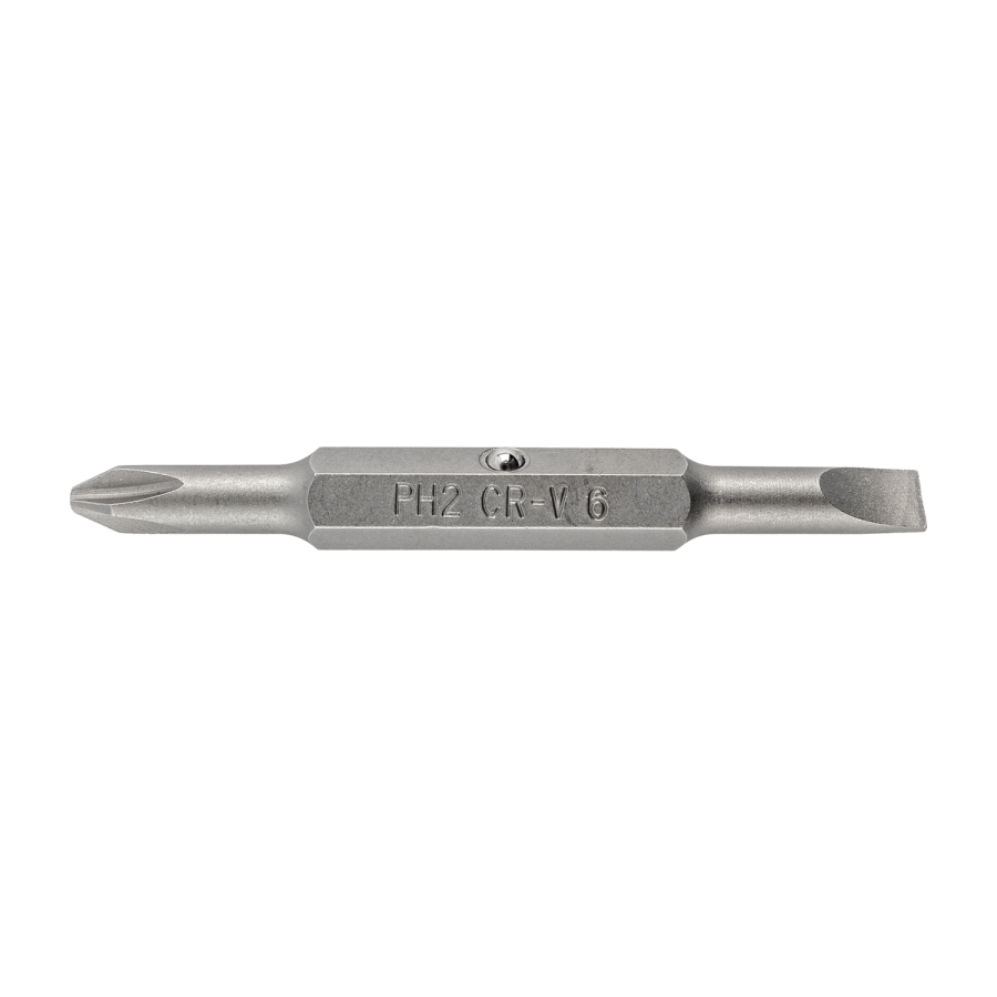(image for) Replacement Bit 75mm Double Ended 8mm.sl6mm/ph2 For Kt2677