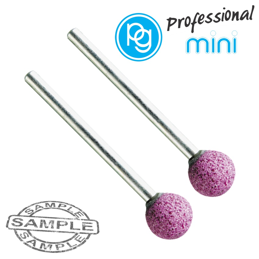 (image for) Ruby Gringing Stones 10mm.ball.sh3mm.2pcs
