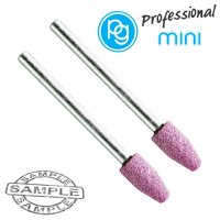 Ruby Grinding Stones 6x12mm.cyl/cone.sh3mm.2pcs (image for) Ruby Grinding Stones 6x12mm.cyl/cone.sh3mm.2pcs