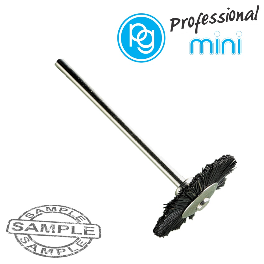 (image for) Black Bristle Wheel Brush 21mm. Sh.2.35mm