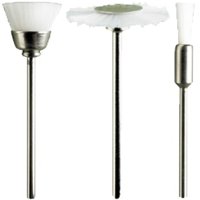 (image for) Assorted White Nylon Brushes. 3pcs