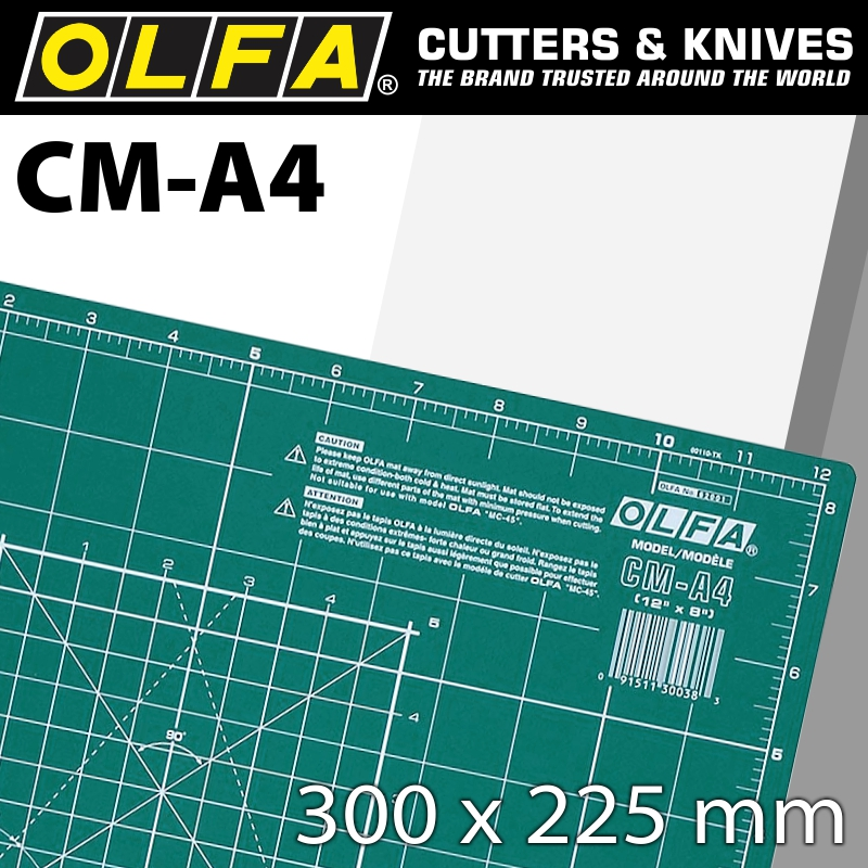 (image for) Olfa Cutting Mat 225 X 300mm A4 Craft Multi-purpose