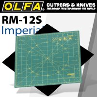Olfa Rotating Mat Inches Grid 12 X 12 300 X 300mm (image for) Olfa Rotating Mat Inches Grid 12 X 12 300 X 300mm