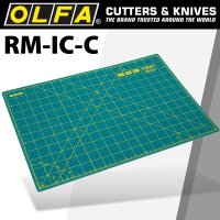 Olfa Mat Rotary 450 X 300mm Metric & Inch Double Sided (image for) Olfa Mat Rotary 450 X 300mm Metric & Inch Double Sided