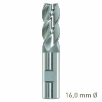 (image for) Maykestag HSS-Co8 end mill 16mm short series DIN 844 K