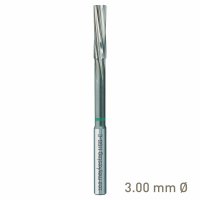 (image for) Maykestag HSS-E NC machine reamer 3.00mm H7 left-hand spiral