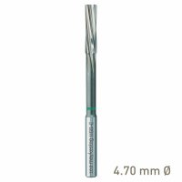 (image for) Maykestag HSS-E NC machine reamer 4.70mm H7 left-hand spiral