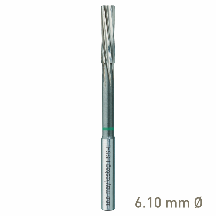 (image for) Maykestag HSS-E NC Machine Reamer 6.1mm Left-Hand Spiral Industrial