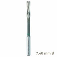 (image for) Maykestag HSS-E NC Machine Reamer 7.4mm Left-Hand Spiral Industrial