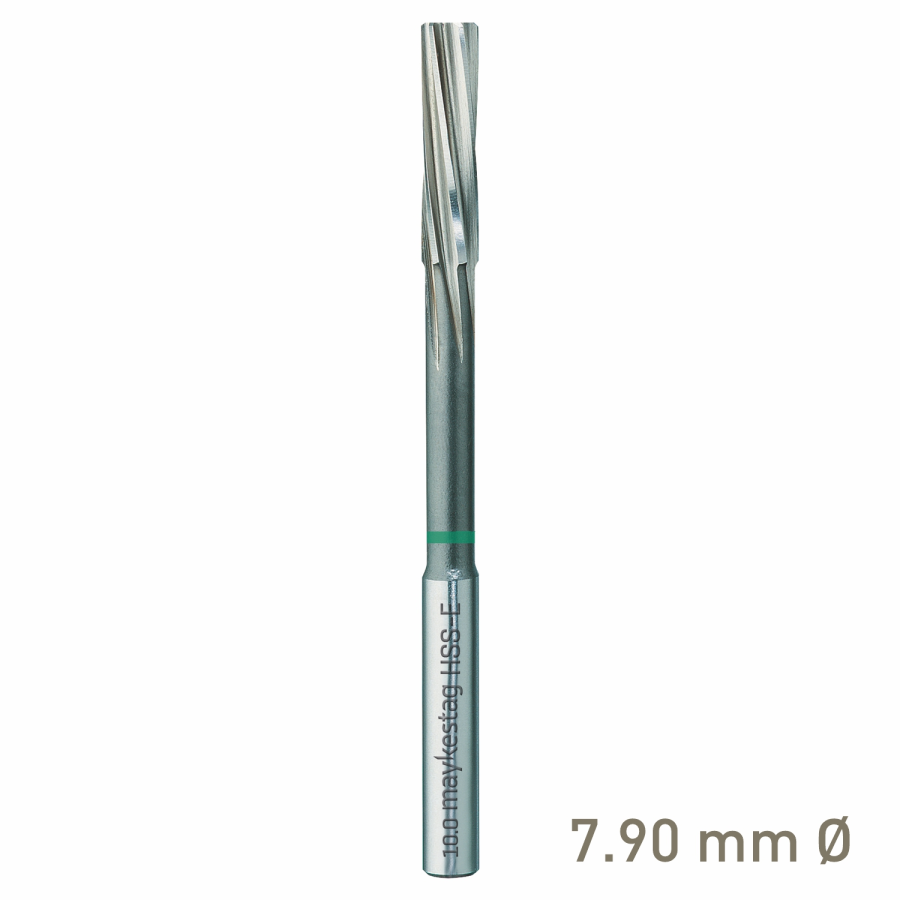 (image for) Maykestag HSS-E NC Machine Reamer 7.9mm Left-Hand Spiral Industrial