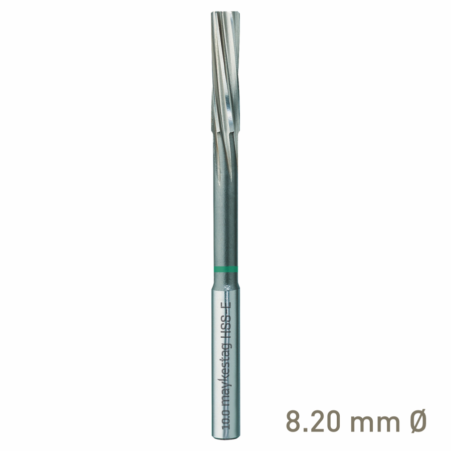 (image for) Maykestag HSS-E NC Machine Reamer 8.2mm Left-Hand Spiral Industrial